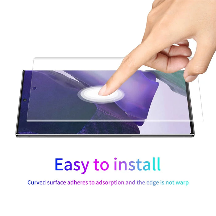 ENKAY 3D Full Coverage Curved PET HD Screen Protector for Samsung Galaxy Note20 Ultra/Note20 Ultra 5G - Transparent - 4