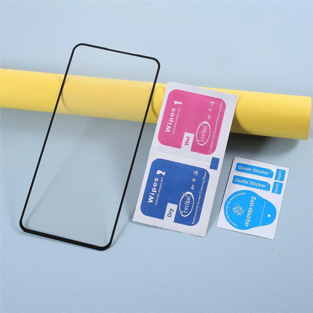 RURIHAI 2.5D 0.26mm Solid Defense Protection Tempered Glass Screen Film (All Glue) for Google Pixel 4a 4G - 5