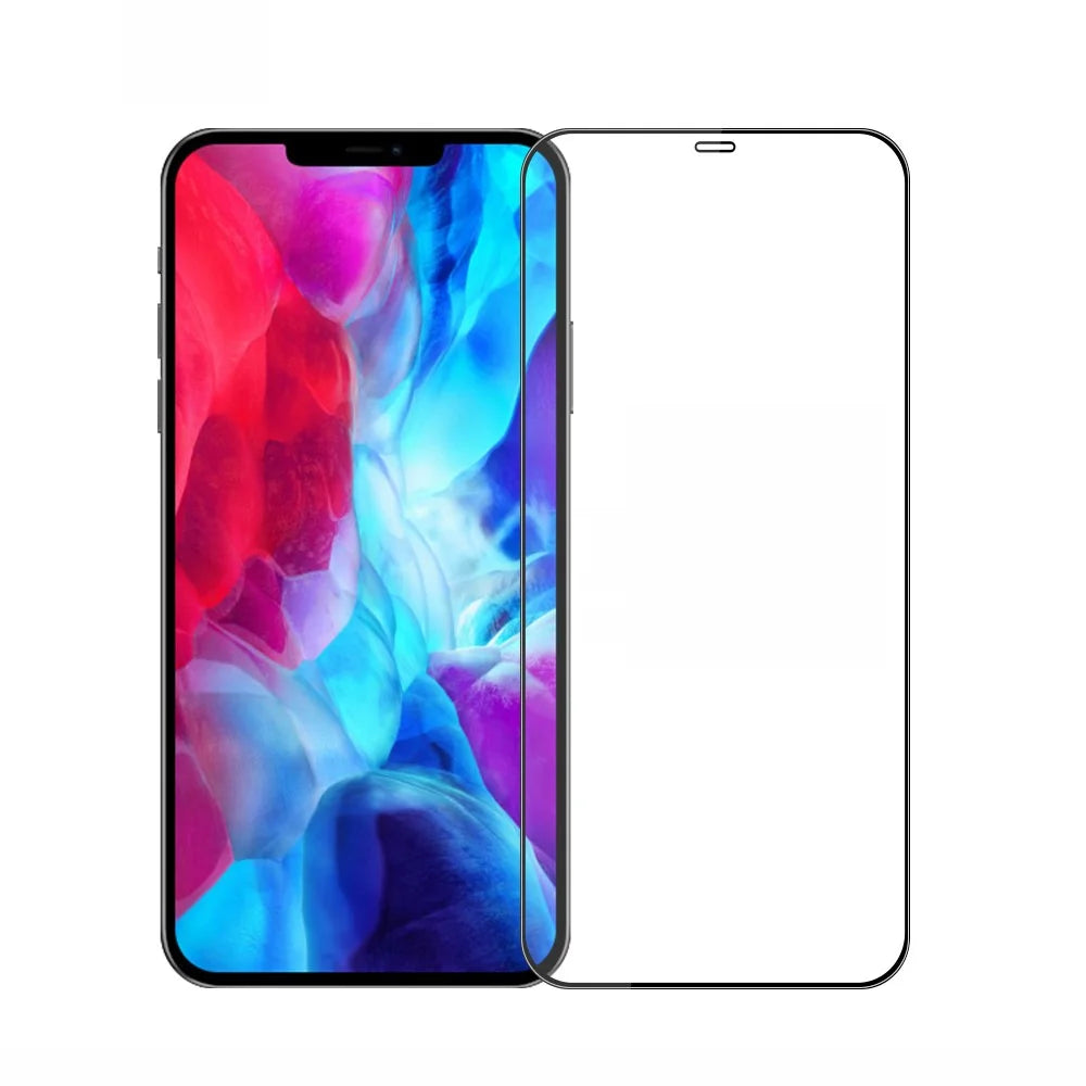 MOFI Full Glue 3D Curved Tempered Glass Complete Covering Screen Protector Film for iPhone 12 Max / Pro 6.1 inch - 1