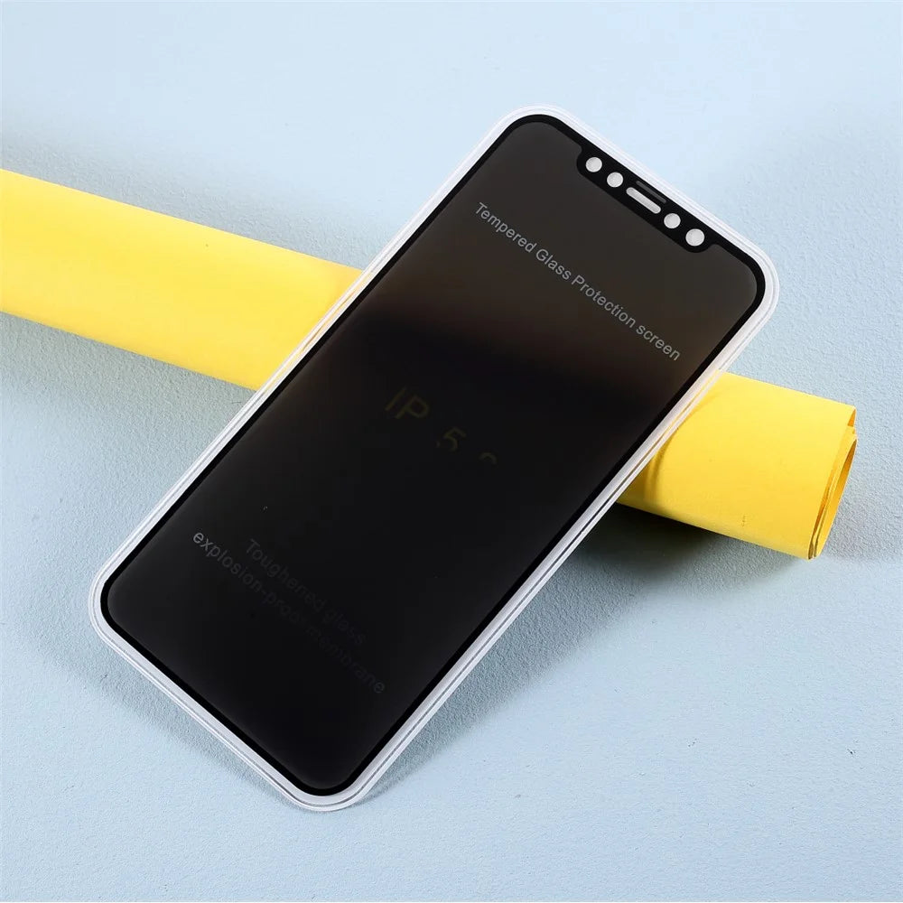 RURIHAI 0.26mm 360 Degrees Privacy Anti-peep Full Glue Full Screen Tempered Glass Screen Protector for iPhone X/11 Pro 5.8 inch - 2