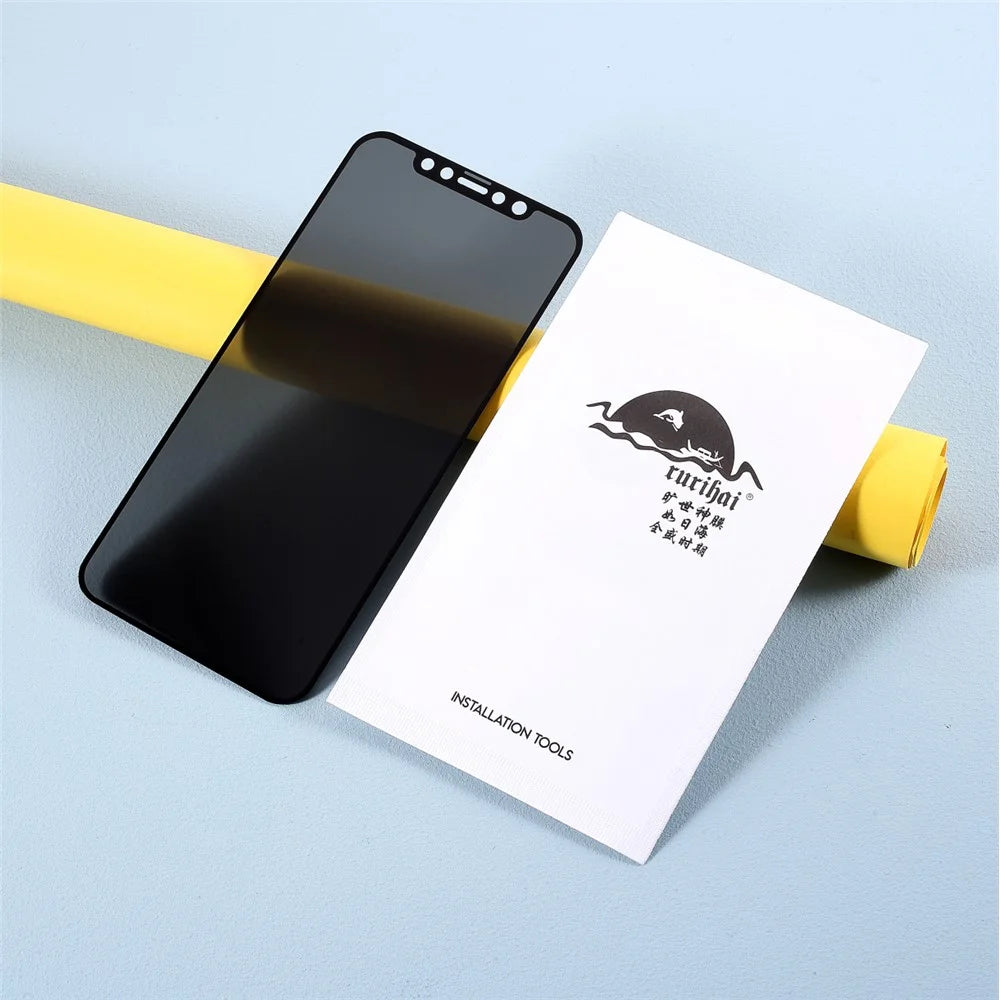 RURIHAI 0.26mm 360 Degrees Privacy Anti-peep Full Glue Full Screen Tempered Glass Screen Protector for iPhone X/11 Pro 5.8 inch - 6