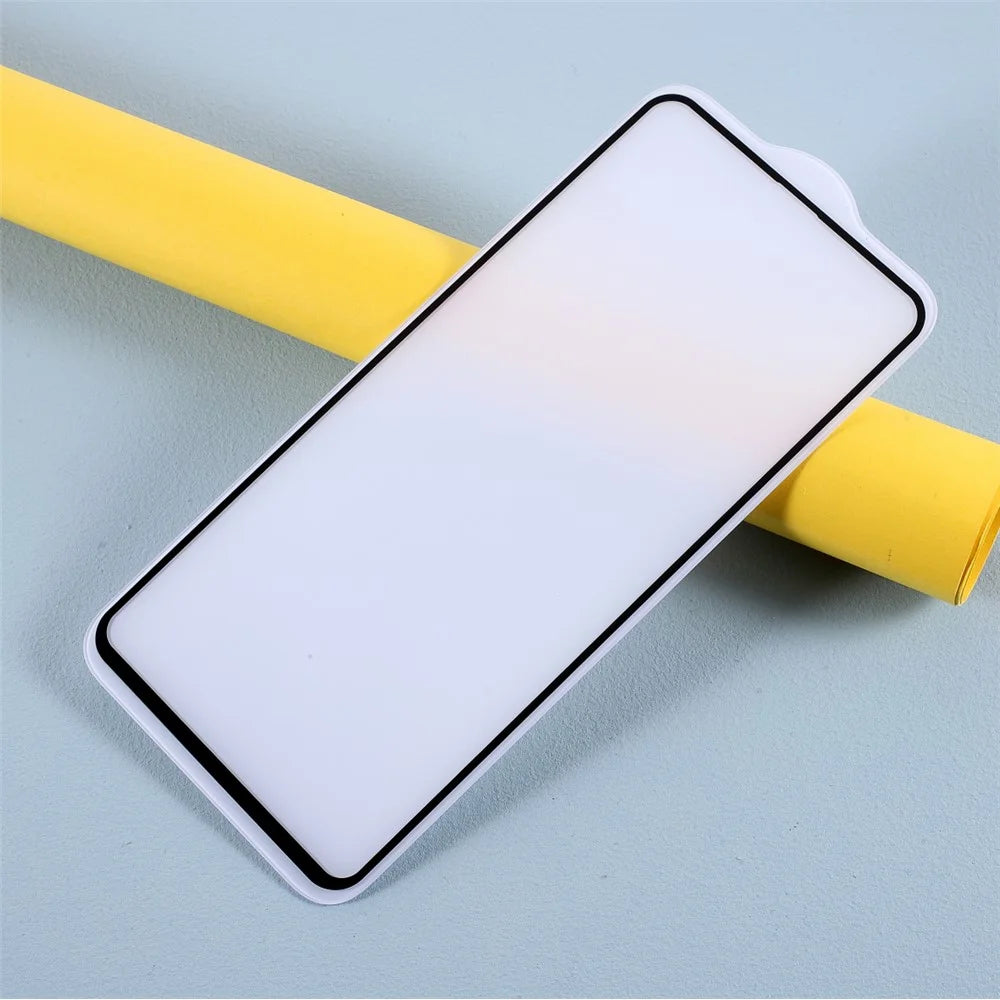 RURIHAI 0.26mm 2.5D Curved Full Glue Tempered Glass Full Size Screen Protector for Samsung Galaxy A51 SM-A515 - Black - 3