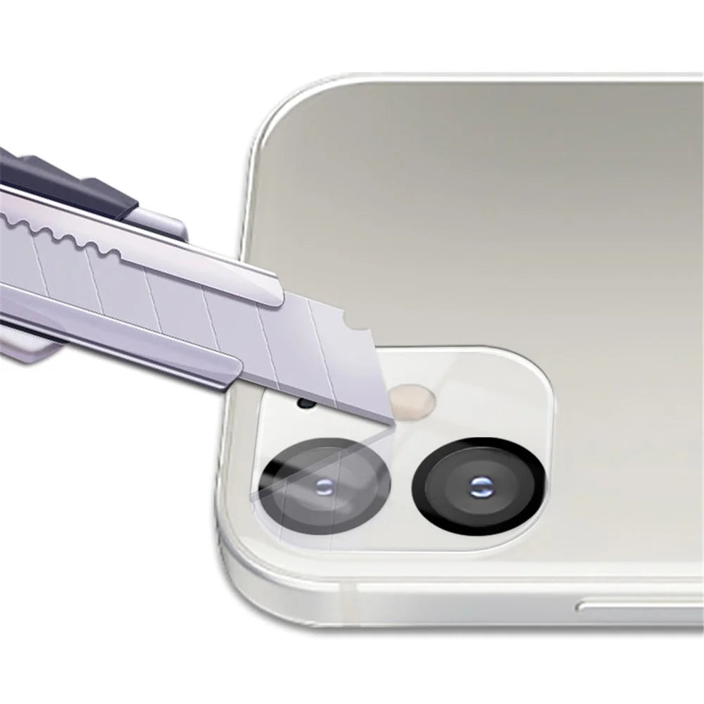 MOCOLO Silk Print Tempered Glass Camera Lens Film for iPhone 12 mini - 4