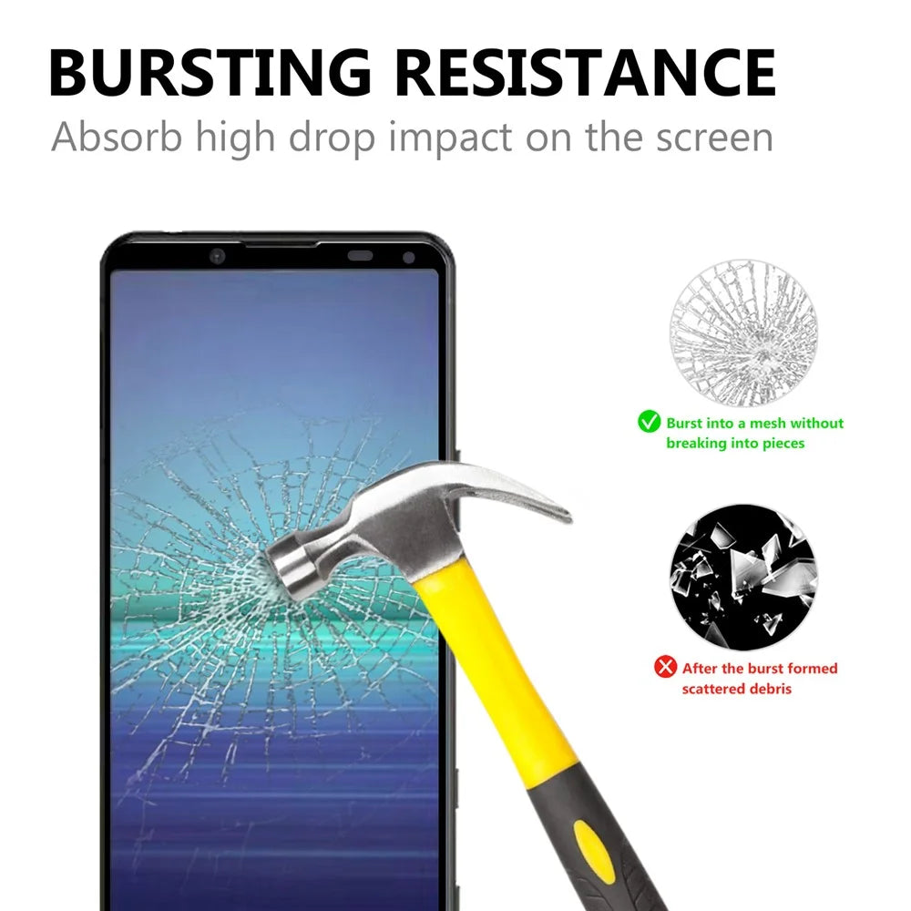 Anti-scratch Shockproof Full Screen Covering Full Glue Tempered Glass Screen Film for Sony Xperia 5 II - 2