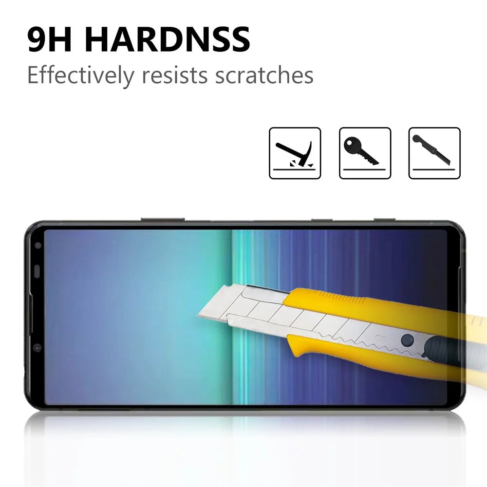 Anti-scratch Shockproof Full Screen Covering Full Glue Tempered Glass Screen Film for Sony Xperia 5 II - 3