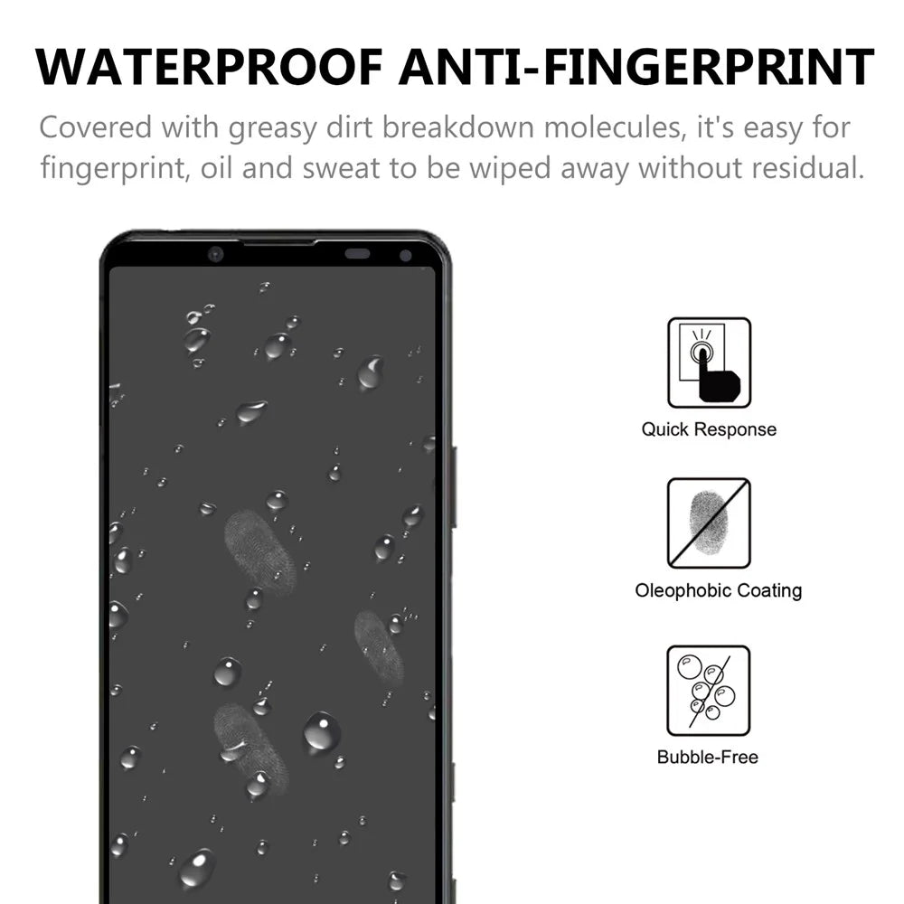 Anti-scratch Shockproof Full Screen Covering Full Glue Tempered Glass Screen Film for Sony Xperia 5 II - 4