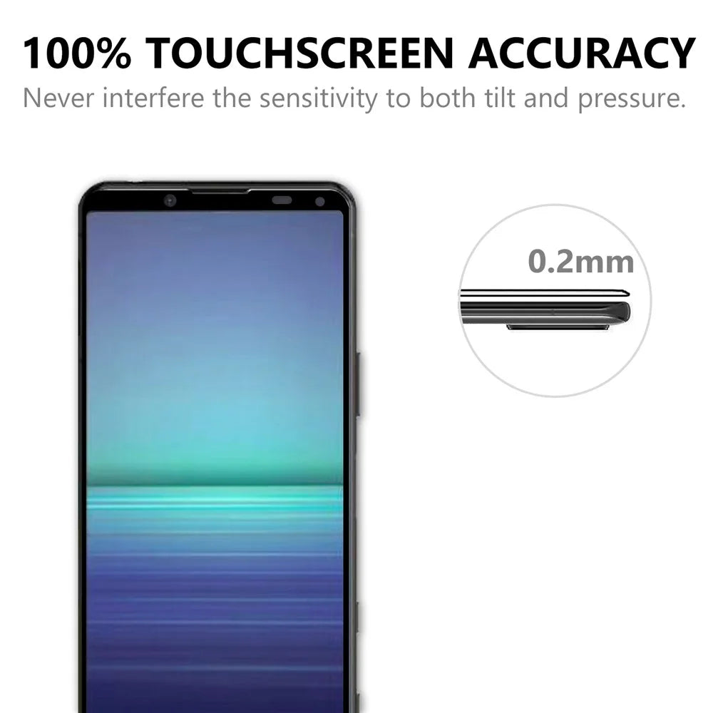 Anti-scratch Shockproof Full Screen Covering Full Glue Tempered Glass Screen Film for Sony Xperia 5 II - 6
