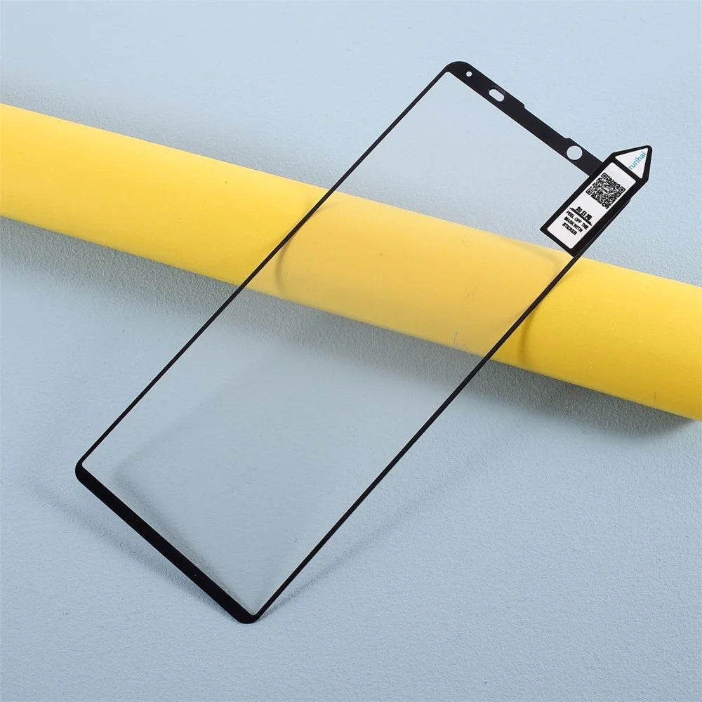 RURIHAI 2.5D 0.26mm Solid Defense Protection Tempered Glass Screen Film (Full Glue) for Sony Xperia 5 II - 5