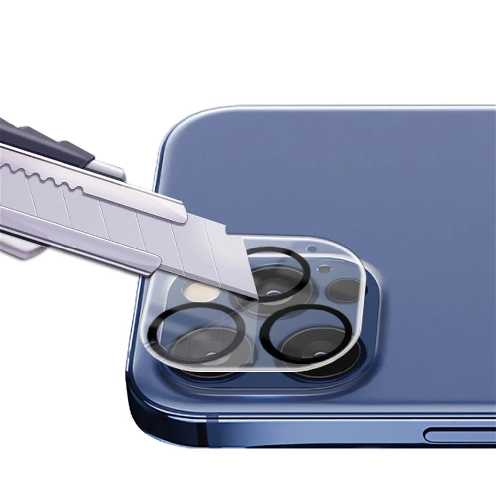 MOCOLO HD Silk Print Tempered Glass Camera Lens Protector for iPhone 12 Pro - 3
