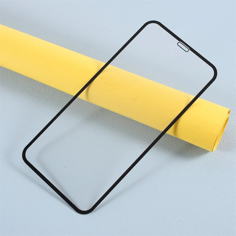 Full Glue Silk Print Tempered Glass Full Coverage Screen Protector for iPhone XR/11 6.1 inch - 1