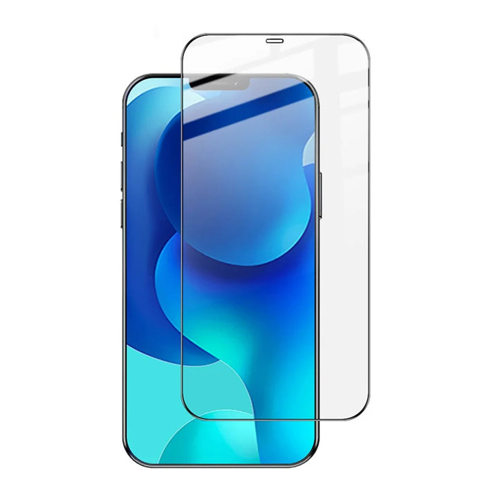 LUANKE 2Pcs Clear Tempered Glass Screen Protective Film for iPhone 12 / 12 Pro Full Glue Precise Cut-Out - 1