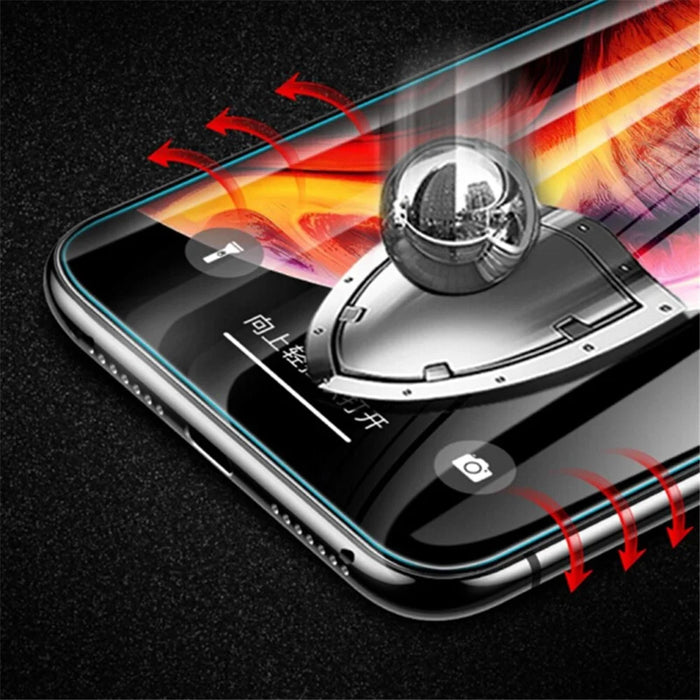LUANKE 2Pcs Clear Tempered Glass Screen Protective Film for iPhone 12 / 12 Pro Full Glue Precise Cut-Out - 6