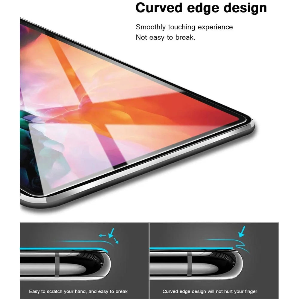 9H Curved Edge Tempered Glass Screen Protector for iPad Air (2020)/Air (2022) - 7