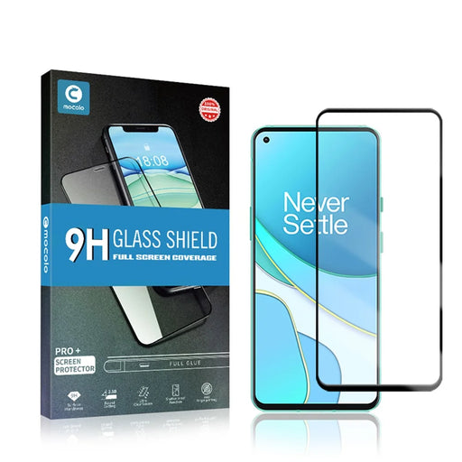 MOCOLO Full Glue Full Cover Silk Printing Tempered Glass Screen Protector Film for OnePlus 8T/9 - 1