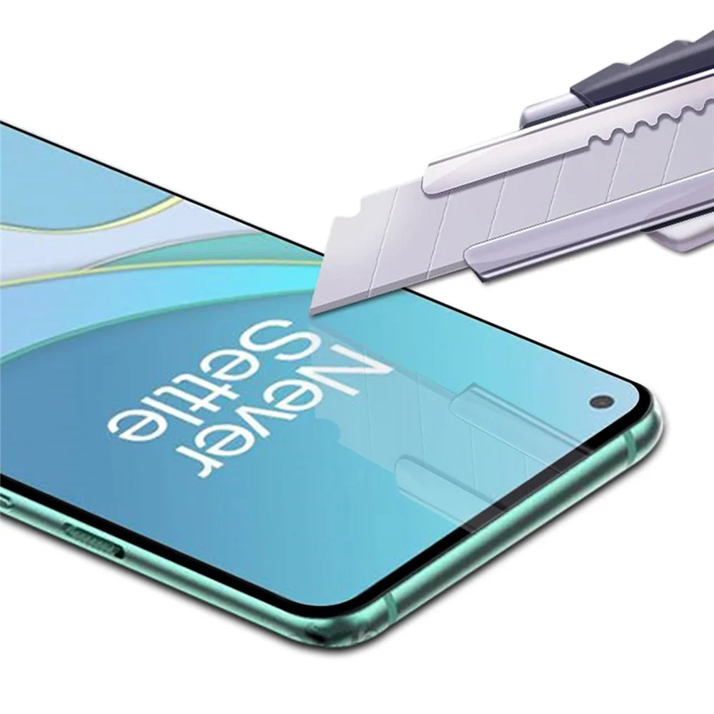 MOCOLO Full Glue Full Cover Silk Printing Tempered Glass Screen Protector Film for OnePlus 8T/9 - 5
