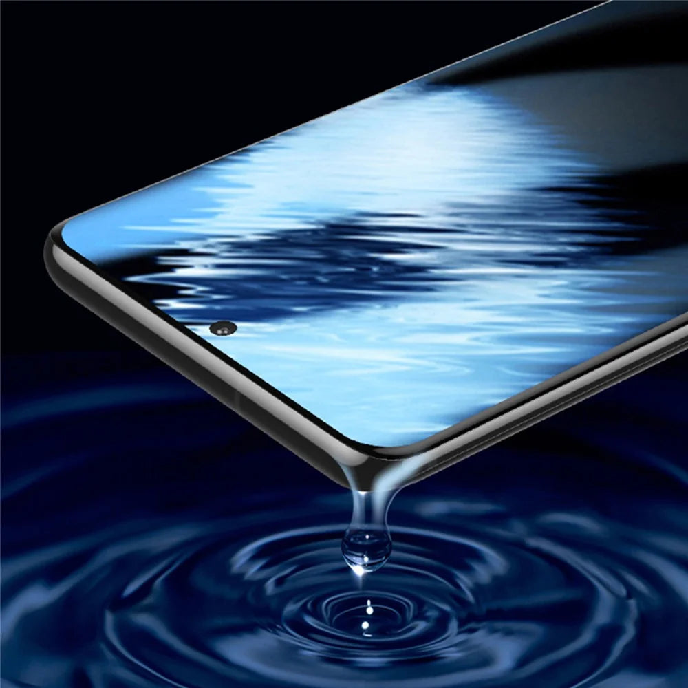 MOCOLO for Samsung Galaxy S20 FE 4G / FE 5G / S20 Lite / S20 FE 2022 Tempered Glass Screen Protector Full Glue Full Cover Silk Printing Film - Black - 5