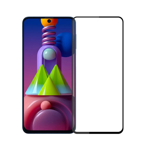 PINWUYO Full Glue Tempered Glass Screen Protector for Samsung Galaxy M51 Anti-explosion Anti-fingerprint - 1