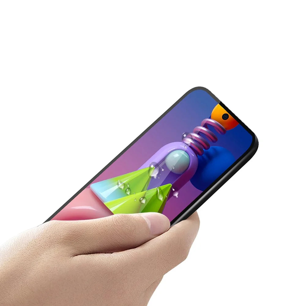 MOFI Full Coverage Tempered Glass Screen Protector [Full Glue] for Samsung Galaxy M51 Anti-burst - 4