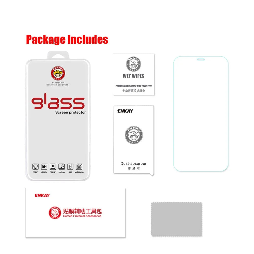 ENKAY Hat-Prince 0.26mm 9H 2.5D Arc Edge Tempered Glass Screen Film for iPhone 12 mini - 7