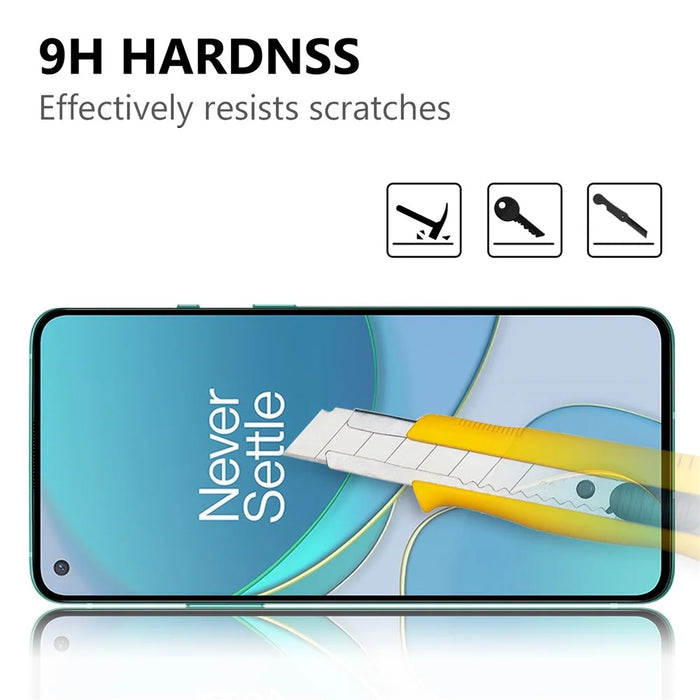 Complete Covering Full Glue Black Edges Tempered Glass Screen Protector for OnePlus 8T - 3
