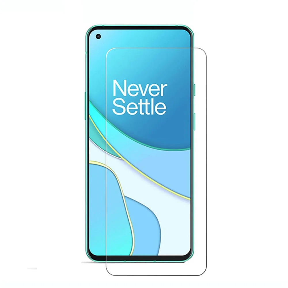 For OnePlus 8T Tempered Glass Screen Protector 0.3mm Arc Edge Anti-explosion Film - 1