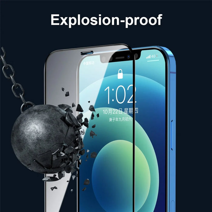5PCS / Set ENKAY HAT PRINCE 0.26mm 9H 2.5D Full Glue Full Screen Coverage Tempered Glass Screen Protector for iPhone 12 Pro Max - 4