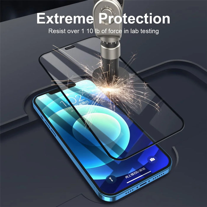 5PCS / Set ENKAY HAT PRINCE 0.26mm 9H 2.5D Full Glue Full Screen Coverage Tempered Glass Screen Protector for iPhone 12 Pro Max - 5