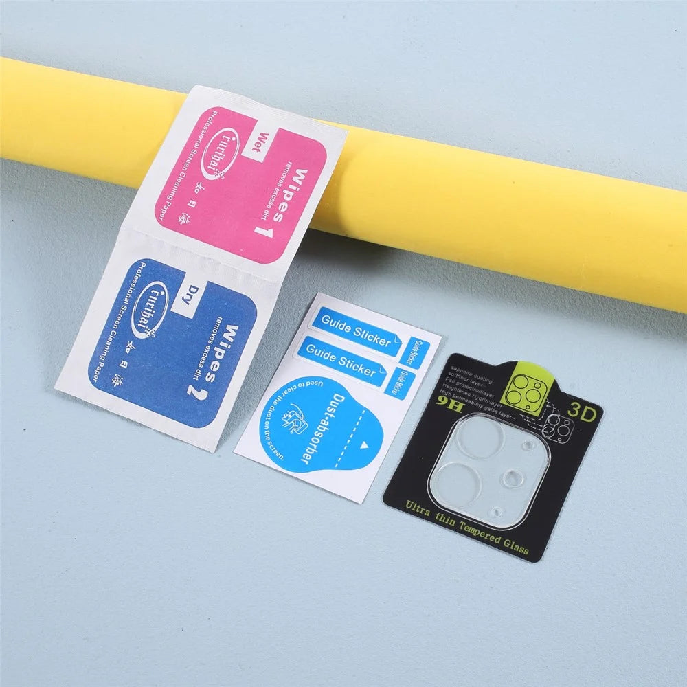 RURIHAI 3D Full Coverage Tempered Glass Camera Lens Protector for iPhone 12 - 4