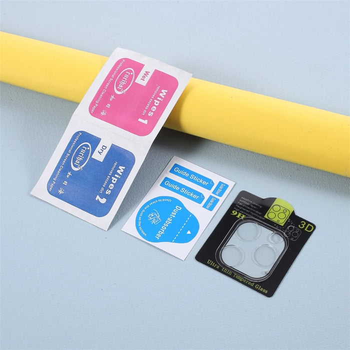 RURIHAI 3D Full Coverage Tempered Glass Camera Lens Protector for iPhone 12 Pro Max - 3