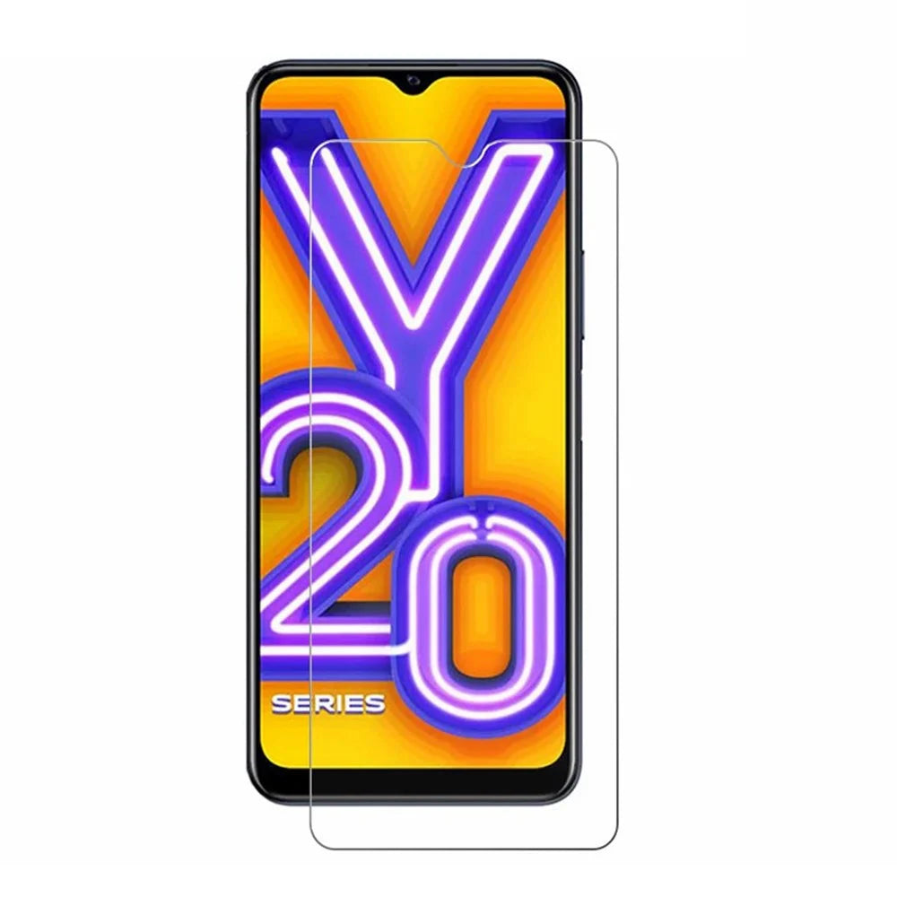 Arc Edge Screen Protector for vivo Y20/Y20i HD Clear 0.3mm Tempered Glass Film - 1