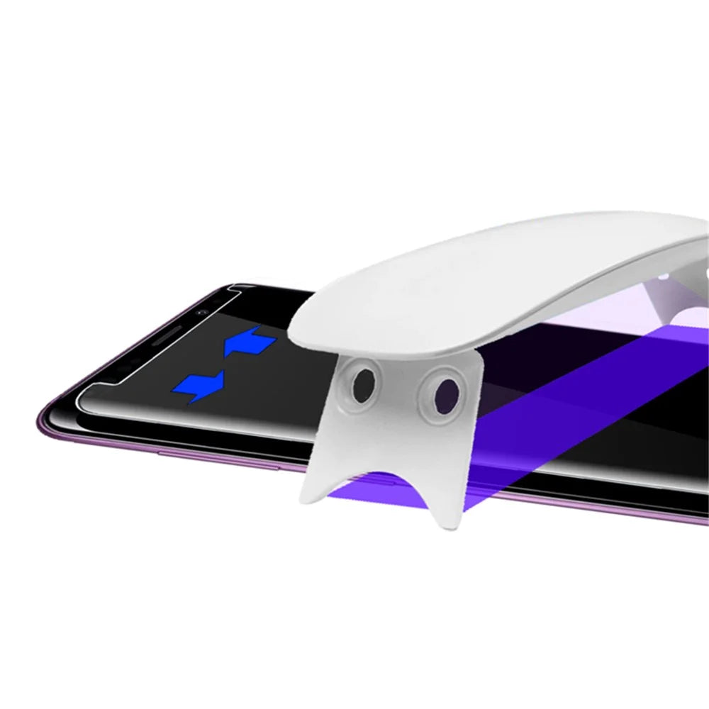 MOCOLO 3D Curved [UV Light Irradiation] Tempered Glass UV Film for Samsung Galaxy S9+ G965 / S8+ G955 - 5