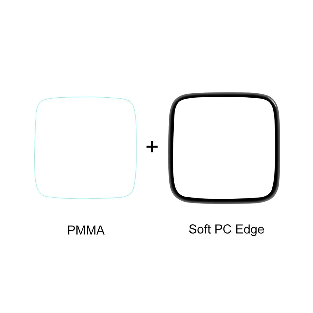 ENKAY HAT PRINCE 3D PC Edge + PMMA Full Size Screen Shield for Fitbit Versa 3/Fitbit Sense - 6