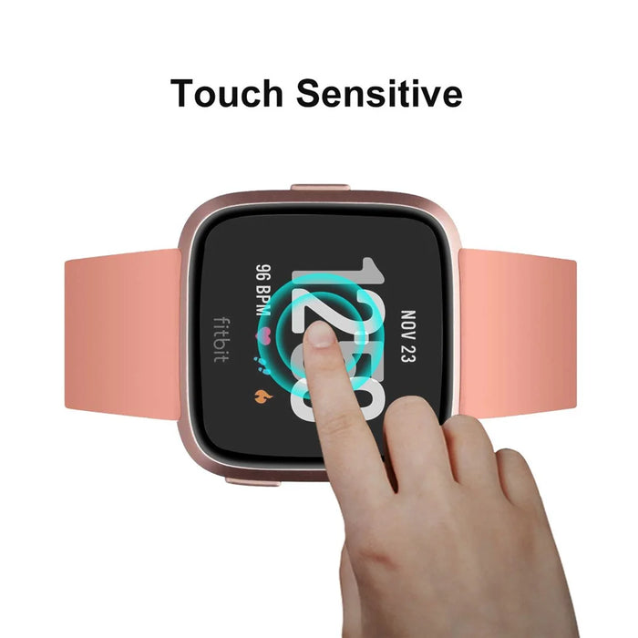 5Pcs / Set ENKAY HAT PRINCE 3D PC Edge + PMMA Full Screen Protector for Fitbit Versa 3 / Fitbit Sense - 3