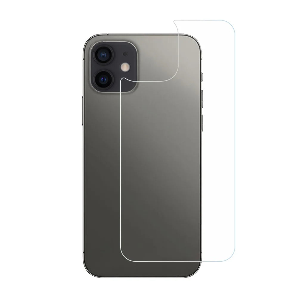 High Quality Arc Edges Tempered Glass Back Protector for iPhone 12/12 Pro - 1