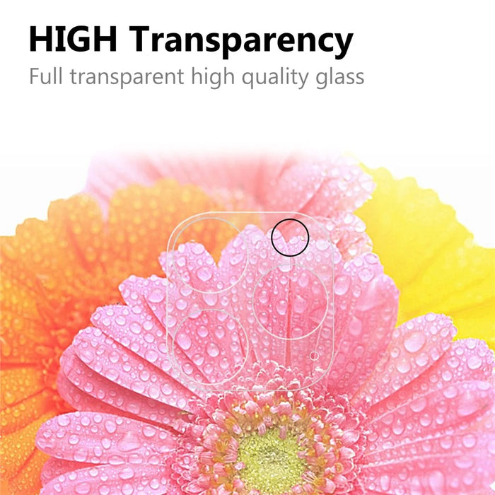 For iPhone 12 Pro 2.5D 9H Arc Edge Tempered Glass Screen Protector + Camera Lens Film - 5