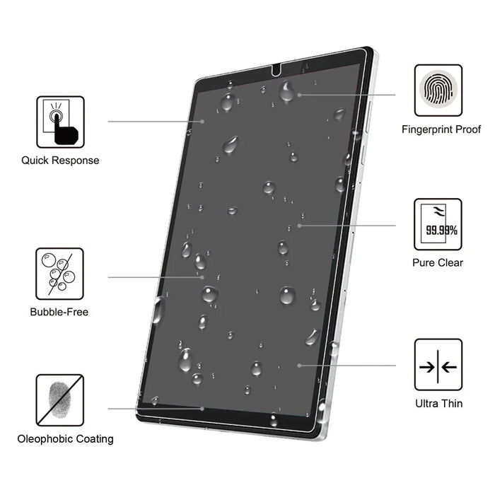 Full Coverage 2.5D Arc Edge Tempered Glass Screen Protector Film for Lenovo Tab M10 HD Gen 2 TB-X306F / TB-X306X - 2