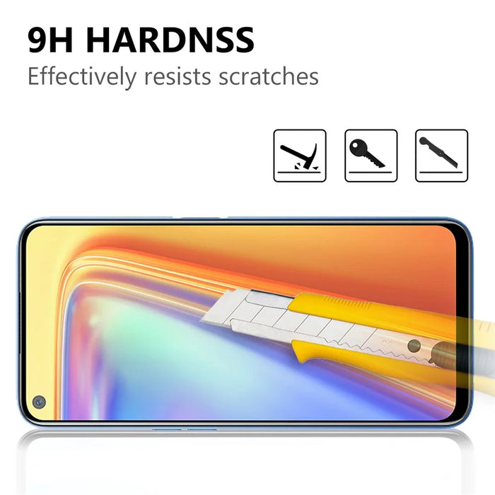 Full Glue Full Size Tempered Glass Screen Protector for Realme 7 (Global) / Realme 7 (Asia) - 3