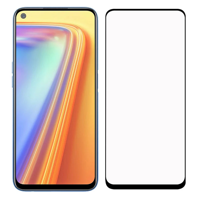 Full Glue Full Size Tempered Glass Screen Protector for Realme 7 (Global) / Realme 7 (Asia) - 7