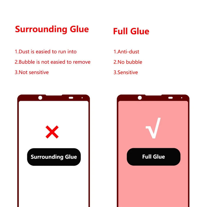 ENKAY HAT PRINCE Full Glue Full Size 0.26mm 9H 2.5D Tempered Glass Screen Protector for Sony Xperia 5 II - 3