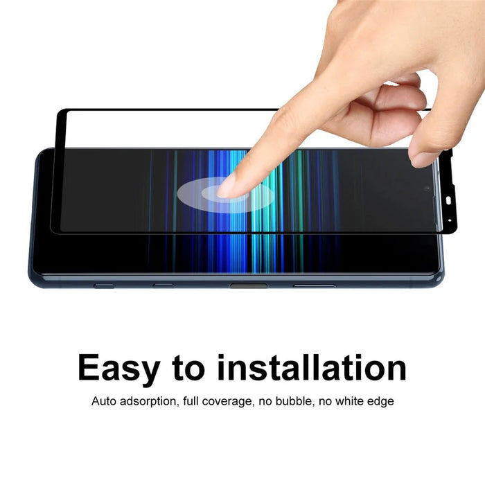 ENKAY HAT PRINCE Full Glue Full Size 0.26mm 9H 2.5D Tempered Glass Screen Protector for Sony Xperia 5 II - 6