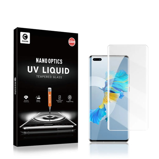 MOCOLO 3D Curved [UV Light Irradiation] Tempered Glass UV Film for Huawei Mate 40 Pro Screen Protector - 1