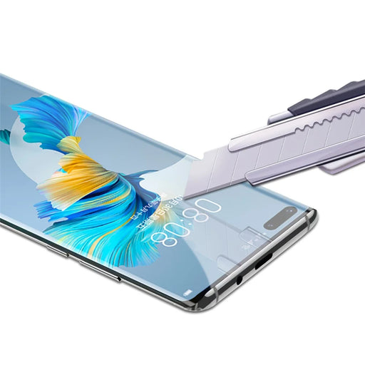 MOCOLO 3D Curved [UV Light Irradiation] Tempered Glass UV Film for Huawei Mate 40 Pro Screen Protector - 2