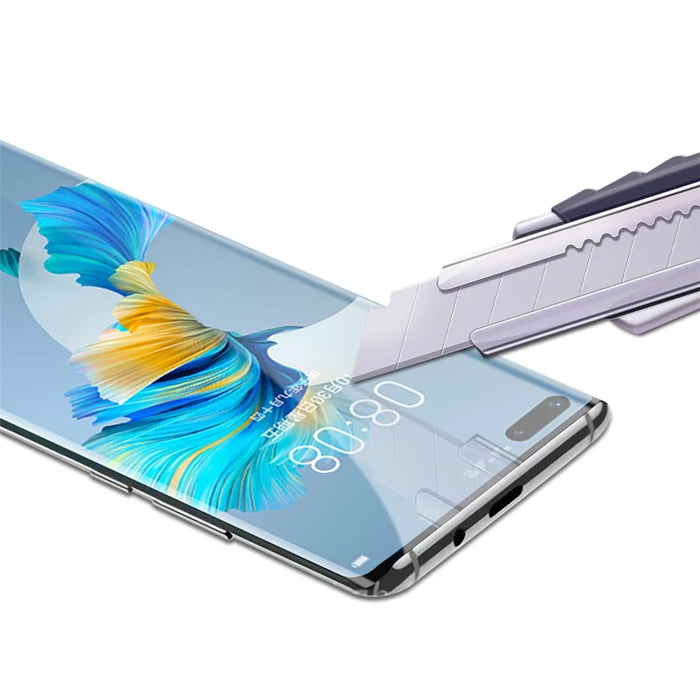 MOCOLO 3D Curved [UV Light Irradiation] Tempered Glass UV Film for Huawei Mate 40 Pro Screen Protector - 2