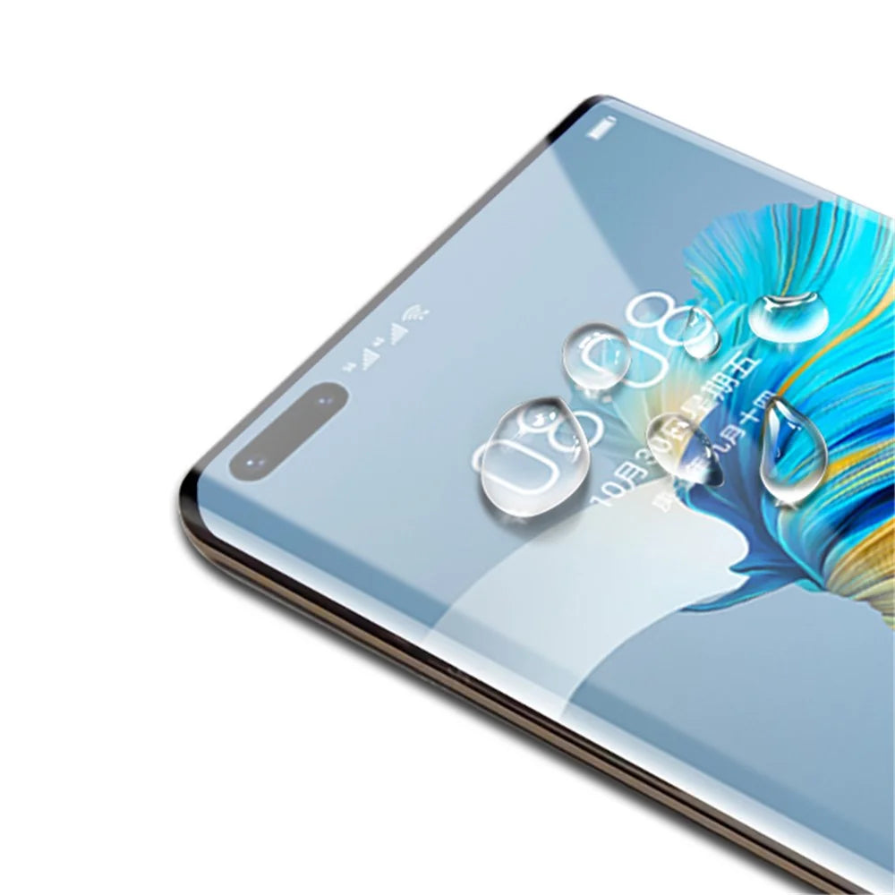 MOCOLO 3D Curved [UV Light Irradiation] Tempered Glass UV Film for Huawei Mate 40 Pro Screen Protector - 4