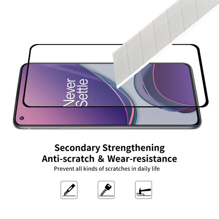 2Pcs / Set ENKAY HAT PRINCE 0.26mm 9H 2.5D Full Glue Full Screen Coverage Tempered Glass Screen Protector for OnePlus 8T / 8T+ 5G - 5