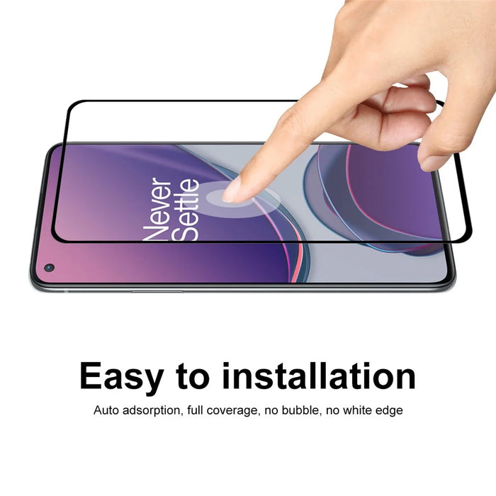 2Pcs / Set ENKAY HAT PRINCE 0.26mm 9H 2.5D Full Glue Full Screen Coverage Tempered Glass Screen Protector for OnePlus 8T / 8T+ 5G - 6