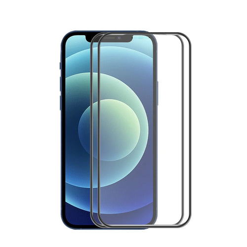 2Pcs / Set ENKAY HAT PRINCE Full Glue Complete Covering Tempered Glass Screen Protector for iPhone 12 Pro / iPhone 12 - 1