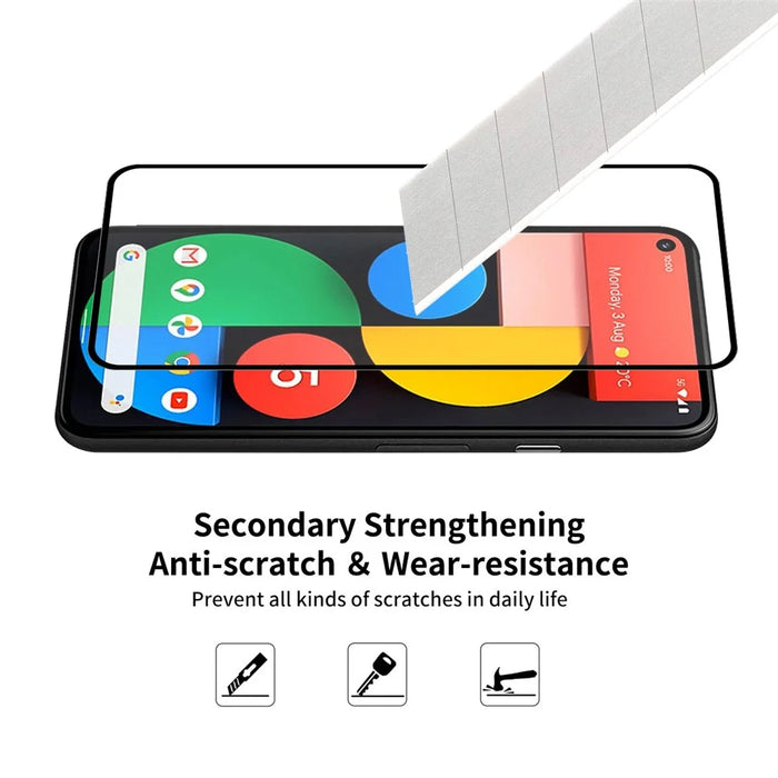 ENKAY HAT PRINCE Full Glue Full Covering Tempered Glass Protector for Google Pixel 5 - 5