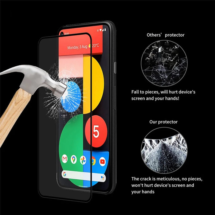 ENKAY HAT PRINCE Full Glue Full Covering Tempered Glass Protector for Google Pixel 5 - 7