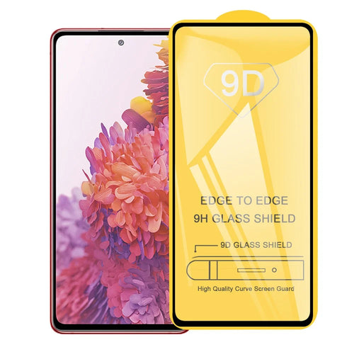 Full Covering 9D Tempered Glass Screen Protector (Side Glue) for Samsung Galaxy S20 FE 4G / 5G / 2022 / S20 Lite / S20 FE 2022 - 1